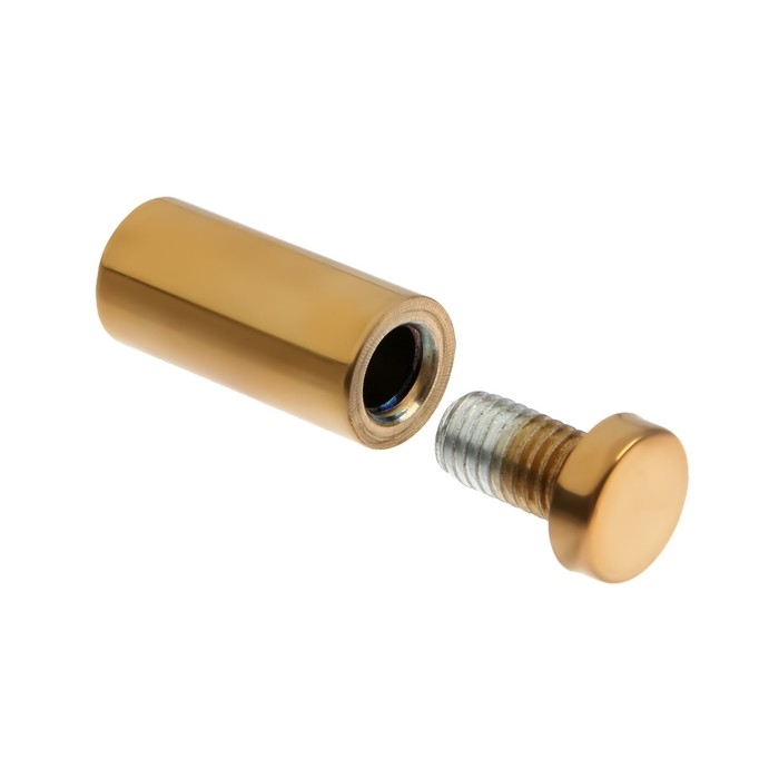 Дистанционный держатель для табличек, 16х40 мм, цвет золото,набор 6 шт. Дистанционный держатель для табличек, 16х40 мм, цвет золото,набор 6 шт.