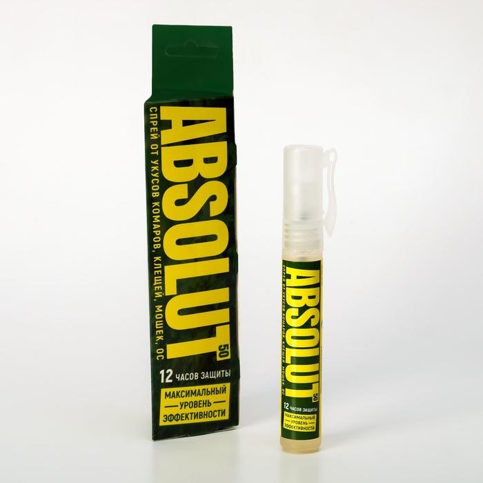 Спрей репеллентный от укусов насекомых Спрей репеллентный от укусов насекомых "Абсолют", в коробке, 20 мл