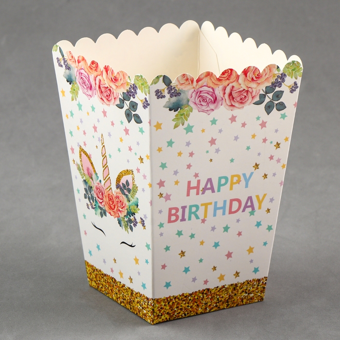 Снек-бокс «Единорожка», набор 6 шт. Снек-бокс «Единорожка», набор 6 шт.