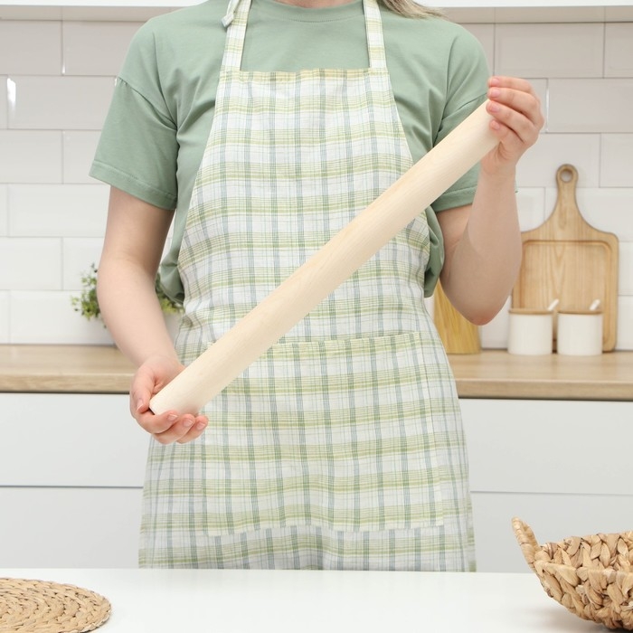 Скалка прямая Доляна, 50×4.3 см, берёза Скалка прямая Доляна, 50×4.3 см, берёза