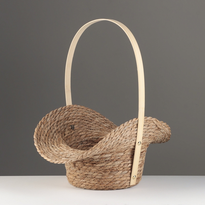 Набор корзин из 3 шт, 38x30x19x14x42см, 33x26x17x12,5x38см, 28x22x15x11x34см, рогоз Набор корзин из 3 шт, 38x30x19x14x42см, 33x26x17x12,5x38см, 28x22x15x11x34см, рогоз