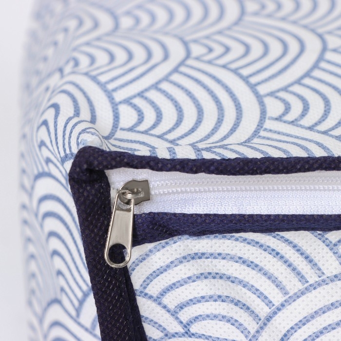 Кофр для хранения вещей Доляна &laquo;Волна&raquo;, 43&times;30&times;20 см, цвет синий