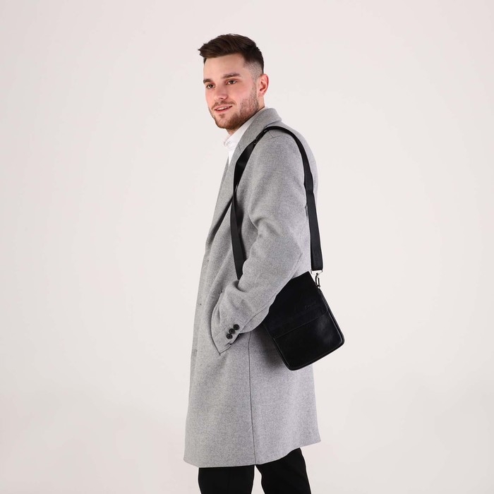 Сумка мужская, цвет чёрный Сумка мужская, цвет чёрный