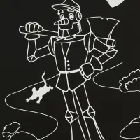 Альбом гравюр "Волшебник изумрудного города", 8 гравюр, цветной фон, Александр Волков