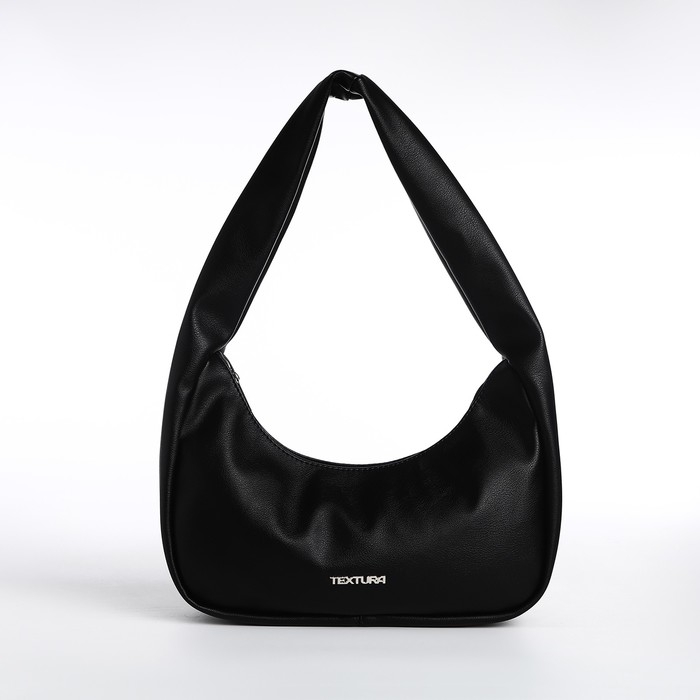 Сумка женская TEXTURA, багет, маленький размер, цвет чёрный Сумка женская TEXTURA, багет, маленький размер, цвет чёрный