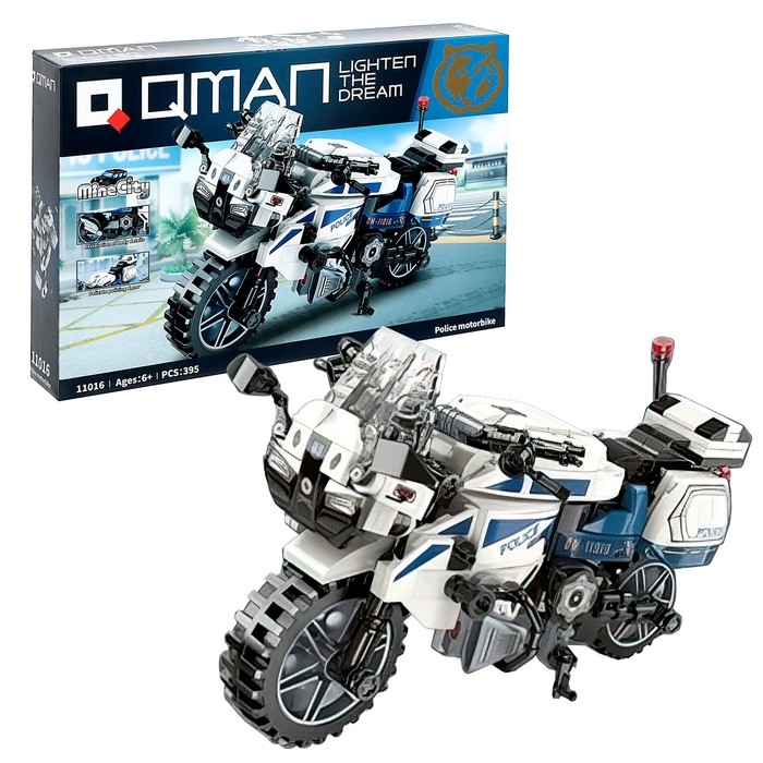 Конструктор Спецназ «Мотоцикл», 395 деталей Конструктор Спецназ «Мотоцикл», 395 деталей