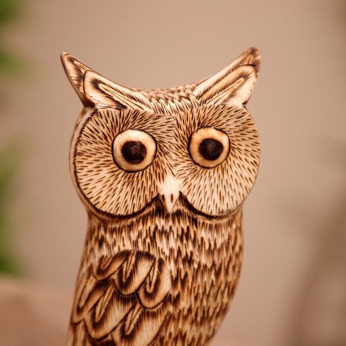 Сувенир "Сова" дерево 11х8х21 см