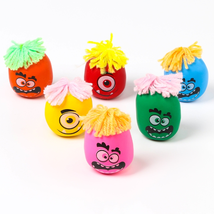 Антистресс сквиш мялка капитошка «Монстры», в шоубоксе, с мукой Антистресс сквиш мялка капитошка «Монстры», в шоубоксе, с мукой