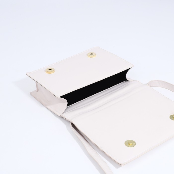 Сумка-мессенджер на магните, цвет светло-бежевый Сумка-мессенджер на магните, цвет светло-бежевый