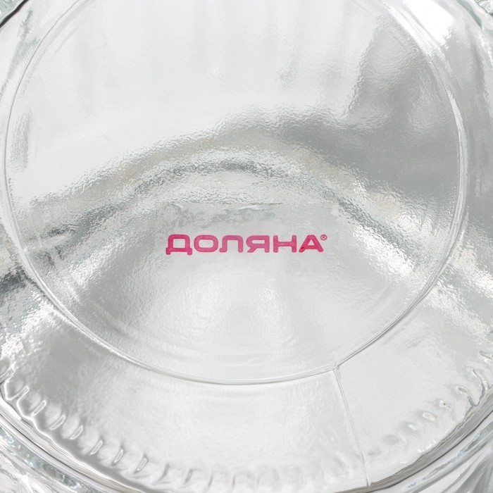 Банка стеклянная для хранения сыпучих продуктов Доляна &laquo;Варенье&raquo;, 250 мл, 8&times;13 см, с керамической крышкой