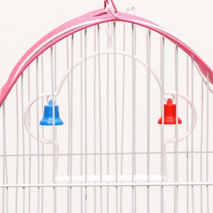 Клетка для птиц укомплектованная Bd-1/4fc, 30 х 23 х 39 см, розовая Клетка для птиц укомплектованная Bd-1/4fc, 30 х 23 х 39 см, розовая