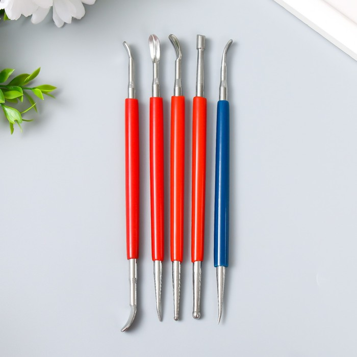 Инструменты для творчества набор 5 шт пластик, металл 16 см 17,5х7,5 см Инструменты для творчества набор 5 шт пластик, металл 16 см 17,5х7,5 см