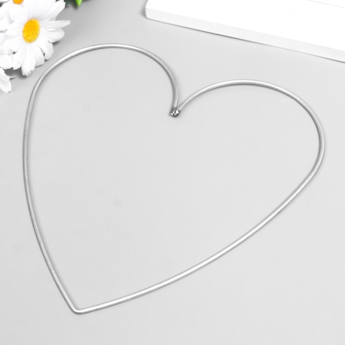 Кольцо металл для изготовления ловца снов Кольцо металл для изготовления ловца снов "Сердце" 0,28х20х20 см