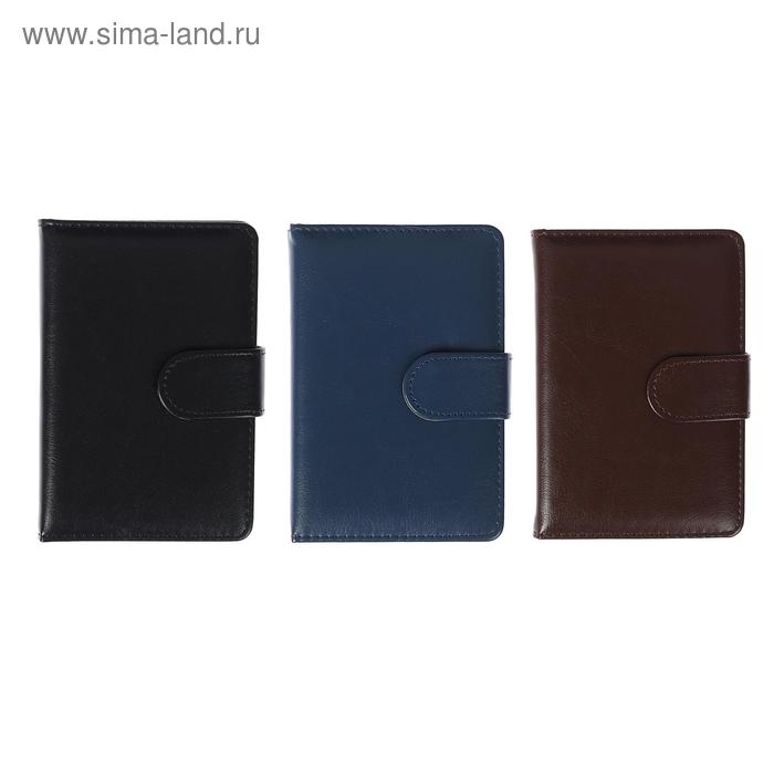 Ежедневник недатированный А6, 100 листов в клетку, с хлястиком, обложка ПВХ, МИКС Ежедневник недатированный А6, 100 листов в клетку, с хлястиком, обложка ПВХ, МИКС