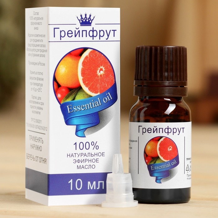 Эфирное масло Эфирное масло "Грейпфрут", флакон-капельница, аннотация, 10 мл