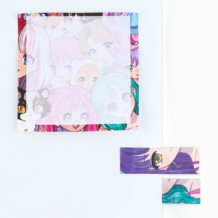 Книжка стикеров «Аниме», 5 блоков, 30 л Книжка стикеров «Аниме», 5 блоков, 30 л