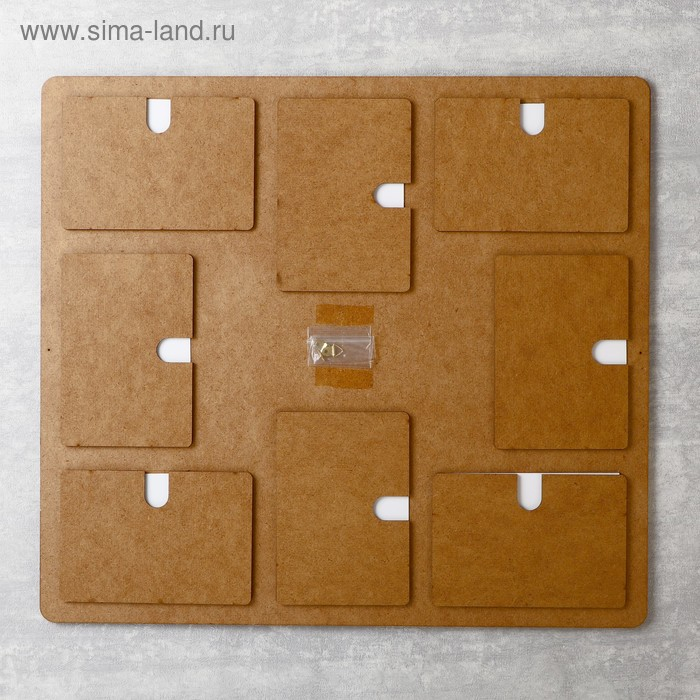 Фоторамка ХДФ  Фоторамка ХДФ "Наша семья" на 8 фото 10x15 см (пластиковый экран)