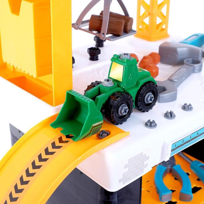 Игровой модуль «Стройплощадка», 54 детали Игровой модуль «Стройплощадка», 54 детали