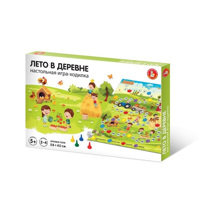 Настольная игра-ходилка «Лето в деревне» Настольная игра-ходилка «Лето в деревне»