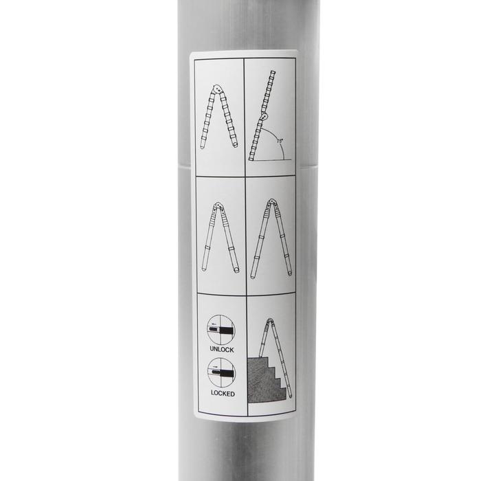 Стремянка-лестница телескопическая ТУНДРА, раскладная, алюминиевая, 2.5 х 2.5 м Стремянка-лестница телескопическая ТУНДРА, раскладная, алюминиевая, 2.5 х 2.5 м