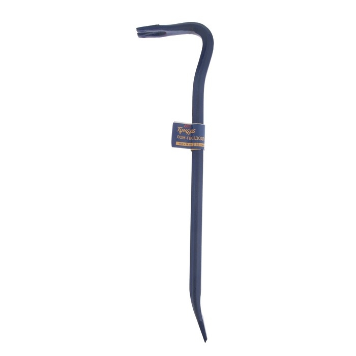 Лом-гвоздодер ТУНДРА, 65 сталь, шестигранный, 400 х 14 мм Лом-гвоздодер ТУНДРА, 65 сталь, шестигранный, 400 х 14 мм