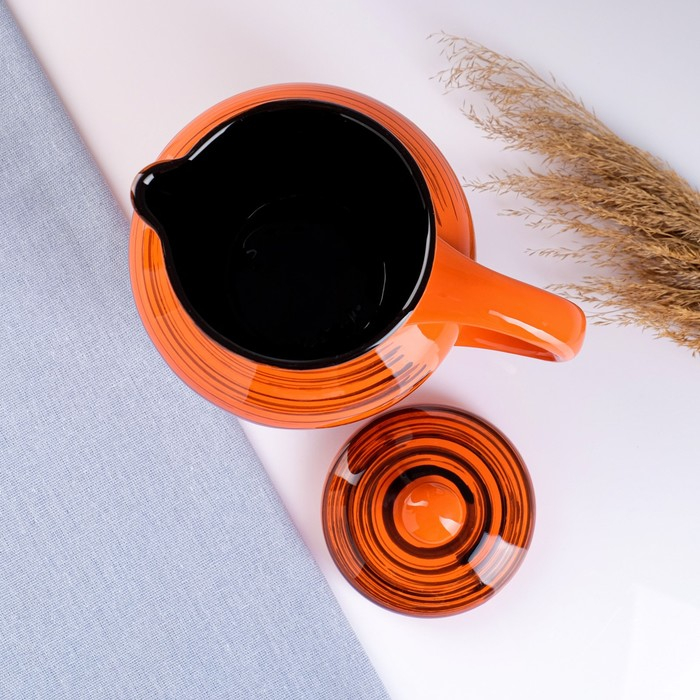 Кувшин Кувшин "Борисовский" 1,7л / 22х15см, оранжевая полоска