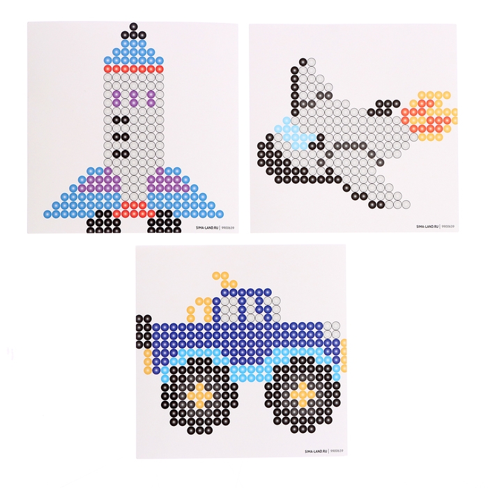 Аквамозаика «Транспорт», 723 шарика Аквамозаика «Транспорт», 723 шарика