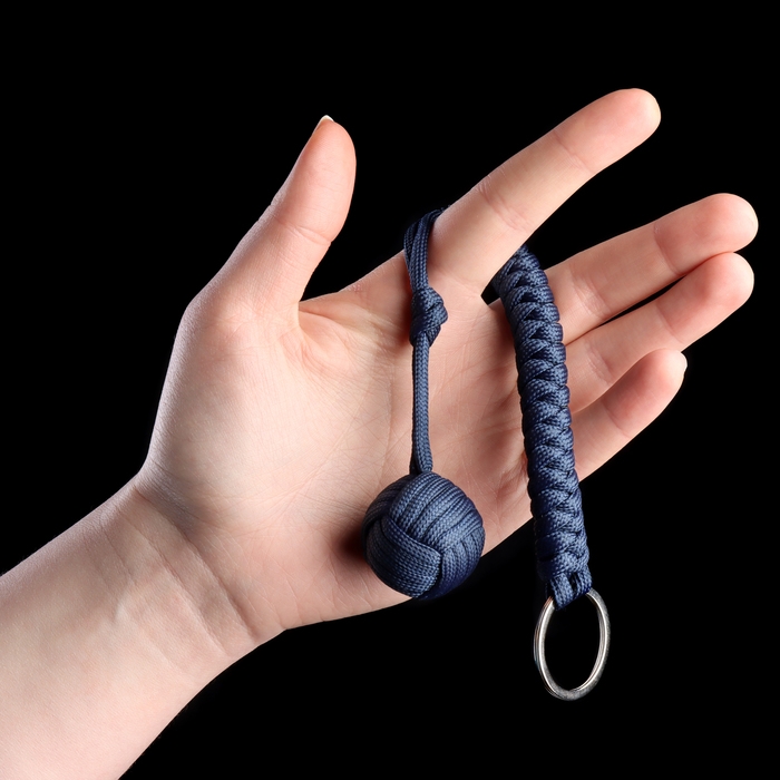 Брелок  Брелок "Кулак обезьяны" синий, 24 см