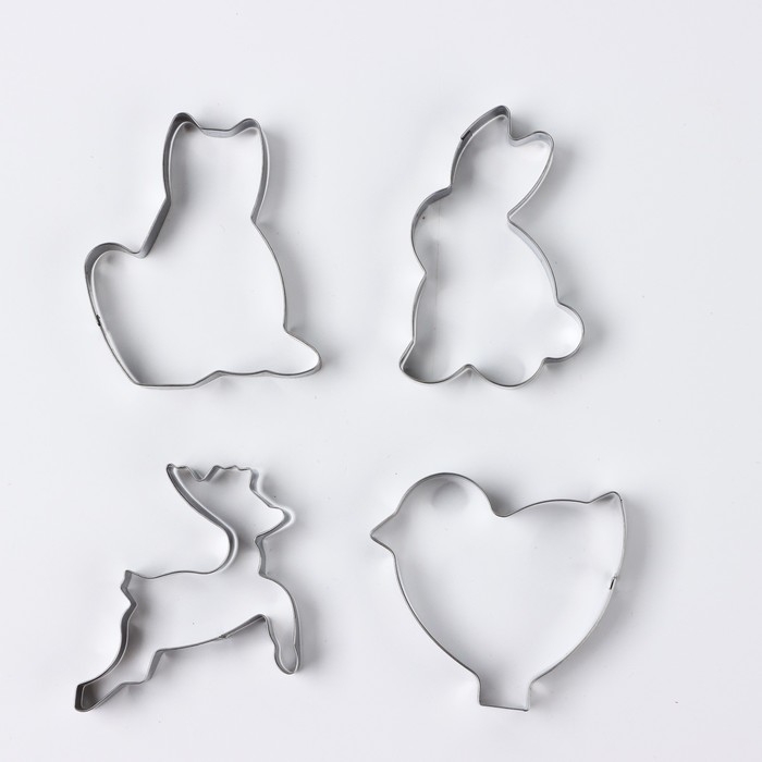 Набор форм для печенья «Милашки», 4 шт Набор форм для печенья «Милашки», 4 шт