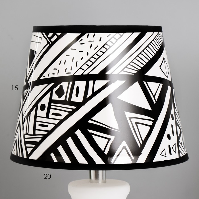 Настольная лампа Настольная лампа "Гетте" Е14 15Вт черный 31х20х20см RISALUX