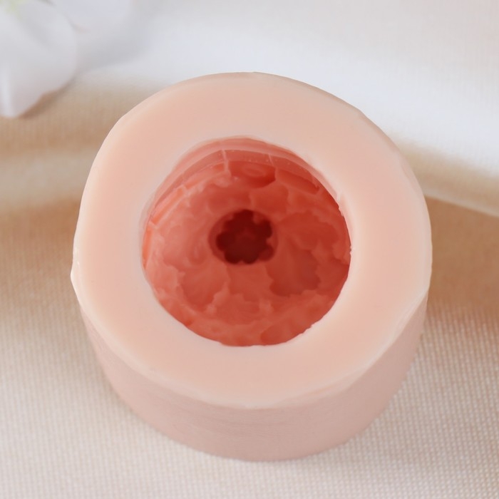 Молд силиконовый Молд силиконовый "Веник в тазу" изделие 4х4х5,5 см