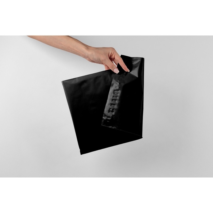 Курьерский пакет с клеевым клапаном , черный 38 х 48 + 4 см, 50 шт Курьерский пакет с клеевым клапаном , черный 38 х 48 + 4 см, 50 шт