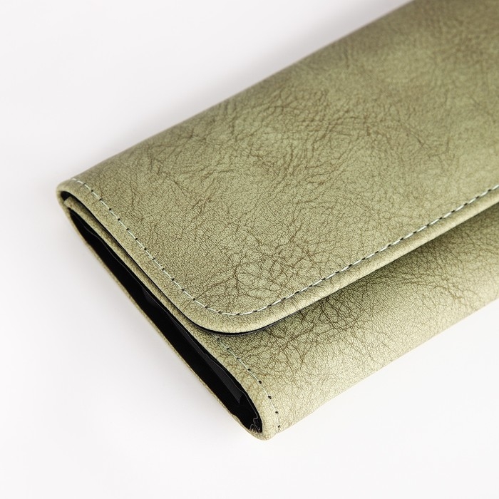 Кошелёк женский на кнопке, цвет зелёный Кошелёк женский на кнопке, цвет зелёный