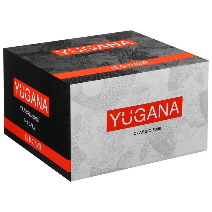 Катушка YUGANA Classic 5000 3+1 подшипник, 5.2:1 Катушка YUGANA Classic 5000 3+1 подшипник, 5.2:1