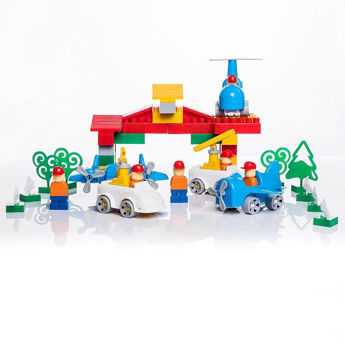 Конструктор «Моя авиация: Аэропорт», 127 деталей Конструктор «Моя авиация: Аэропорт», 127 деталей