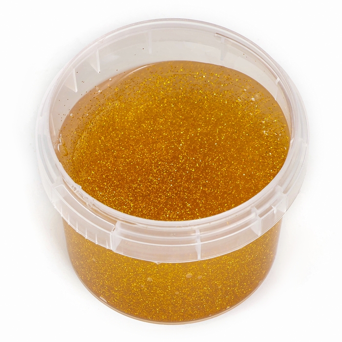 Слайм «Стекло» с золотыми блёстками, 90 г Слайм «Стекло» с золотыми блёстками, 90 г