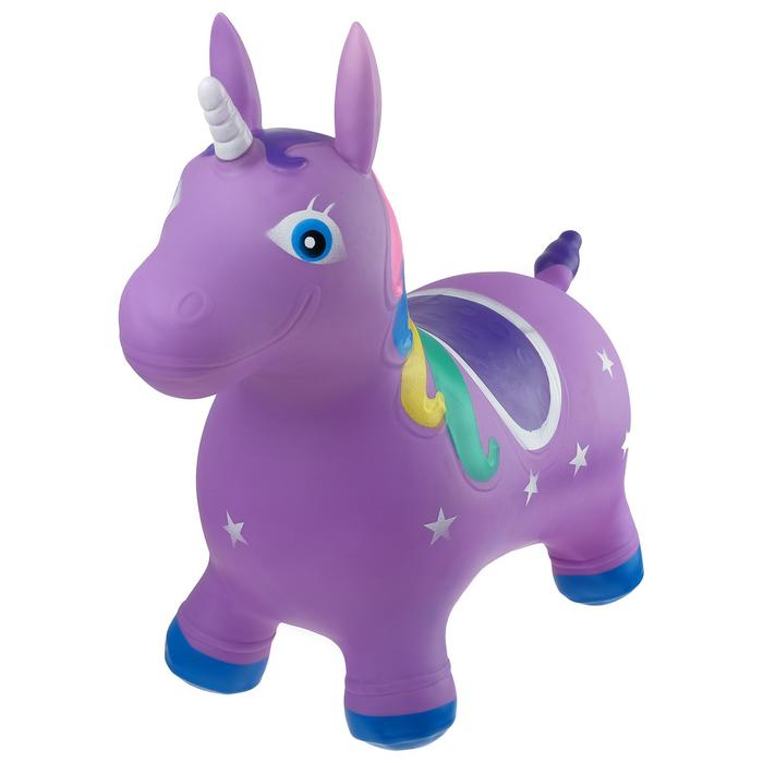 Попрыгун ZABIAKA «Единорог», 58х26х52 см, 1300 г, цвет МИКС Попрыгун ZABIAKA «Единорог», 58х26х52 см, 1300 г, цвет МИКС