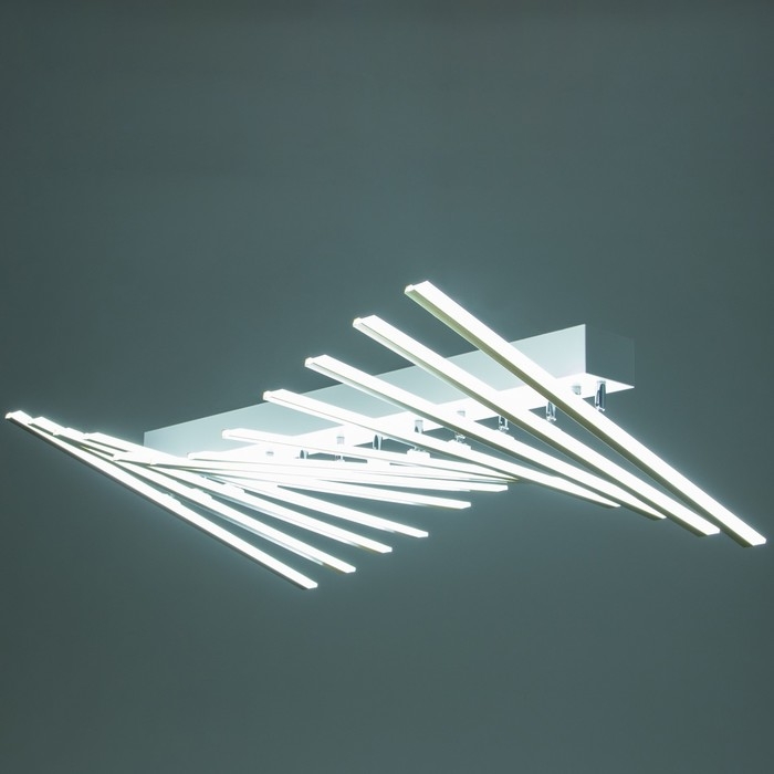 Люстра Люстра "Бертон" 12xLED 80Вт бело-золотой 90х60х13 см BayerLux