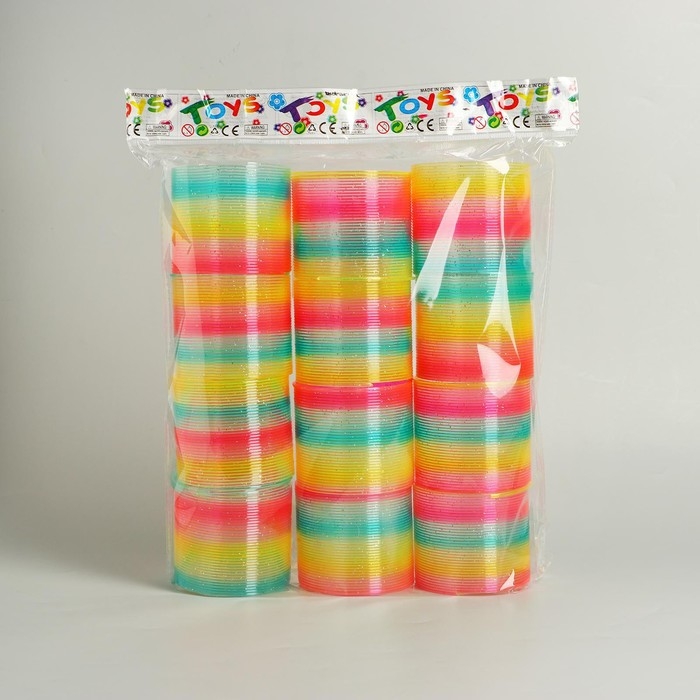 Пружинка-радуга «Блеск», цвета МИКС Пружинка-радуга «Блеск», цвета МИКС