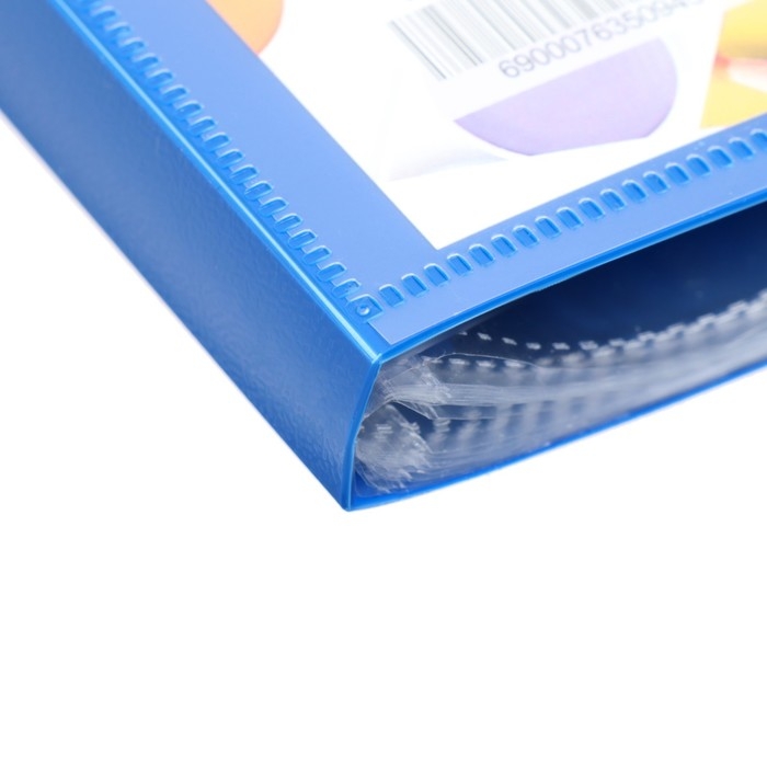 Папка-портфолио пластиковая А4, Calligrata  Папка-портфолио пластиковая А4, Calligrata "Снова в школу", 20 файлов