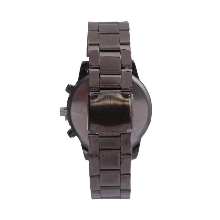 Часы мужские наручные металлические кварцевые YAGEER, d-3.8 см, черные Часы мужские наручные металлические кварцевые YAGEER, d-3.8 см, черные