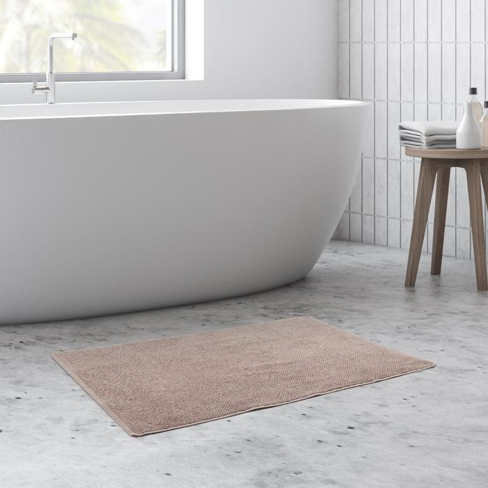 Коврик махровый Этель Organic Stone 50х70 см, 100% хл, 550гр/м2 Коврик махровый Этель Organic Stone 50х70 см, 100% хл, 550гр/м2