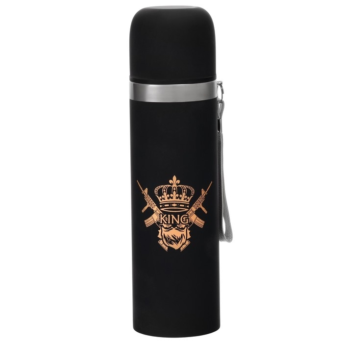 Термос, 500 мл, Гильза, KING, с кружкой, сохраняет тепло 10 ч, 6.5 х 24 см Термос, 500 мл, Гильза, KING, с кружкой, сохраняет тепло 10 ч, 6.5 х 24 см