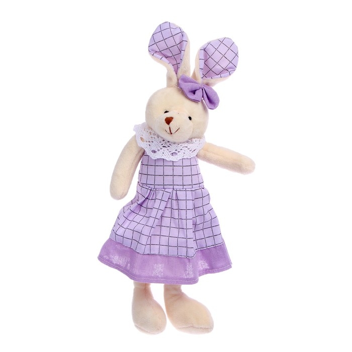 Мягкая игрушка «Зайка в платье», 28 см, цвета МИКС
