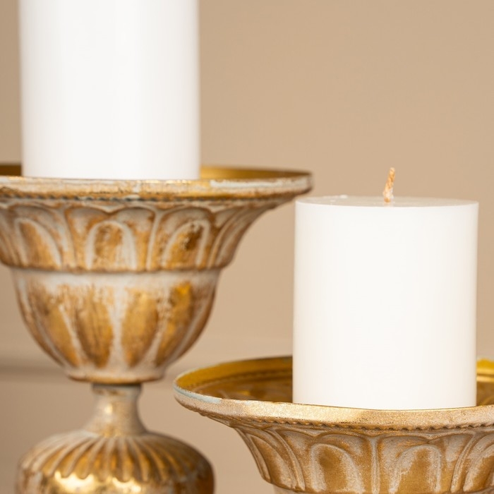 Подсвечник металл «Ярусы» для одной свечи 16 х 16 х 31 см