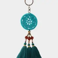 Брелок "Ловец снов" 19 см, цв. зелёный Брелок "Ловец снов" 19 см, цв. зелёный