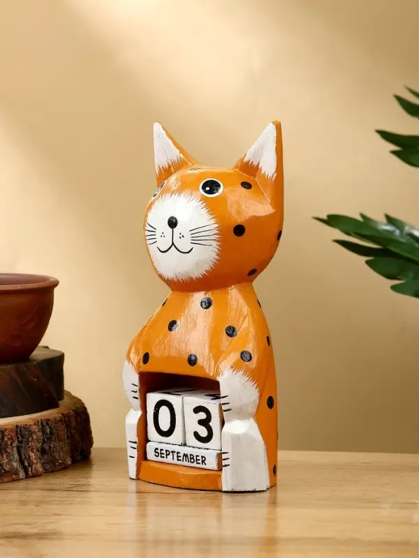 Календарь настольный «Котенок», 10×6×21 см, дерево Календарь настольный «Котенок», 10×6×21 см, дерево