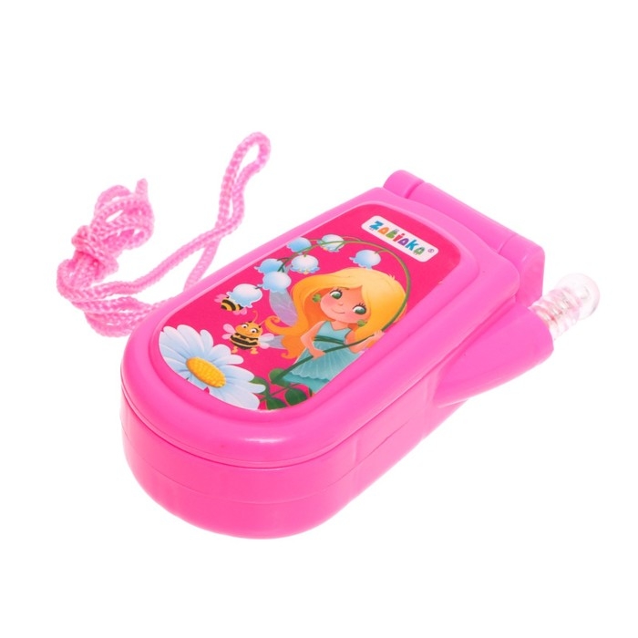 Музыкальный телефон «Милой феечке», световой и звуковой эффекты, МИКС Музыкальный телефон «Милой феечке», световой и звуковой эффекты, МИКС