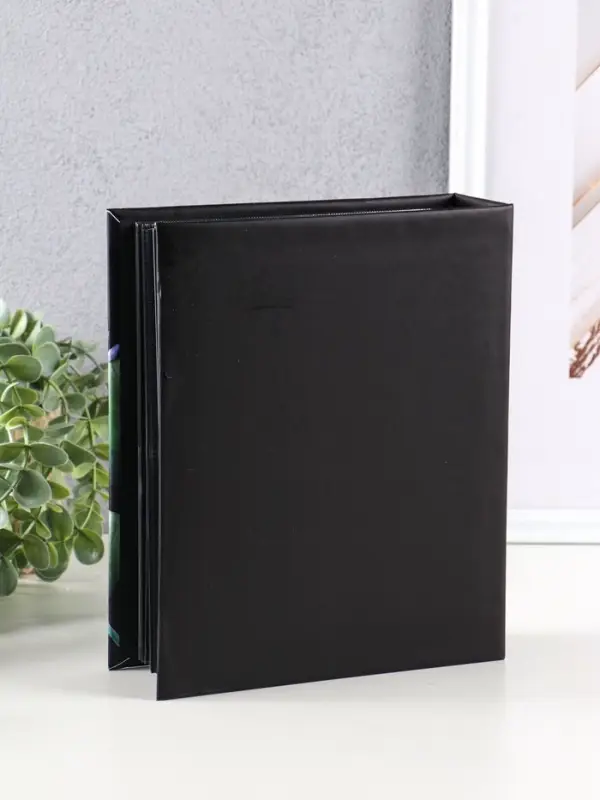 Фотоальбом "Цветы" 200ф 10X15см, ПП карм., черные страницы