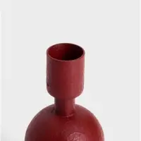Подсвечник на 1 свечу &laquo;Сливовый&raquo;, с 1 сферой, 7.5&times;7.5&times;11.5 см